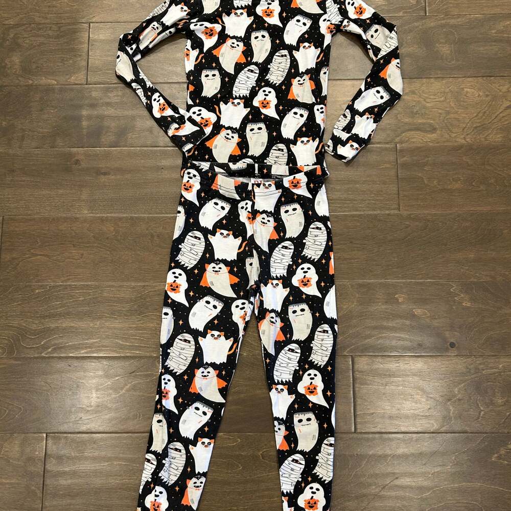 The Children's Place Halloween Ghost Snug‎ Fit Cotton Pajamas 7